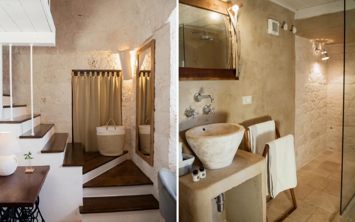 Villa Apulia Italy Luxury Pool Countryside Masseria Gelso Bianco Bed Bath