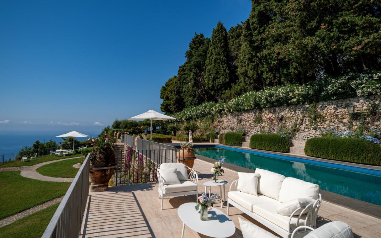 Villa Ravello Amalfi Coast Italy Luxury Pool Rondinaia Swim 2