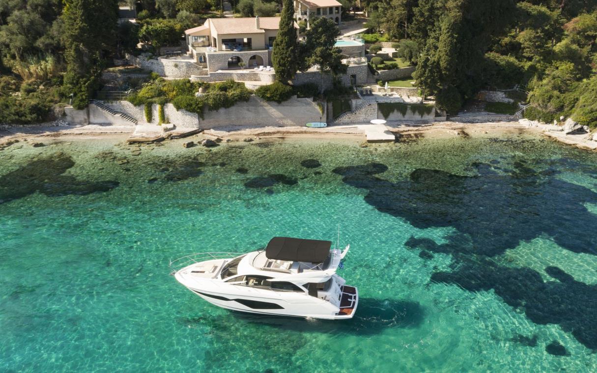 Villa Ionian Greek Islands Greece Luxury Pool Viva La Diva Yacht 3