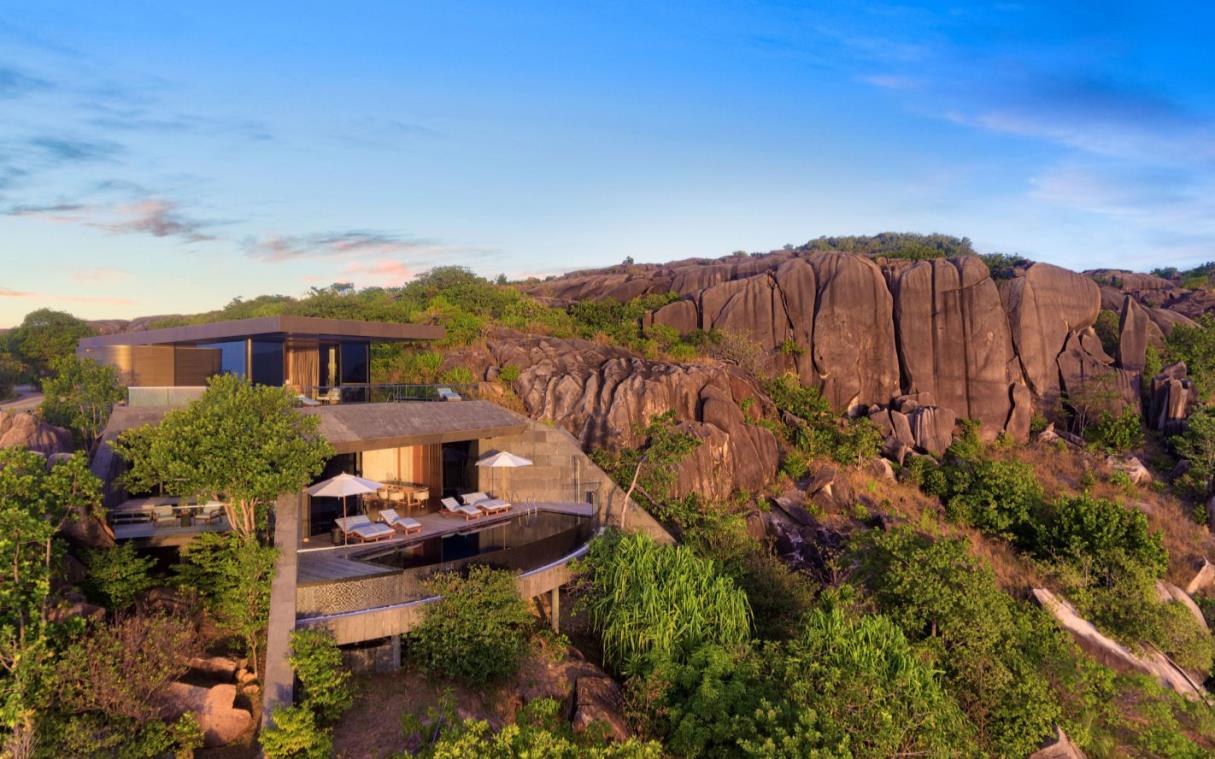 Villa Felicite Island Seychelles Africa Luxury Pool Zil Pasyon Residence 3 Aer 1