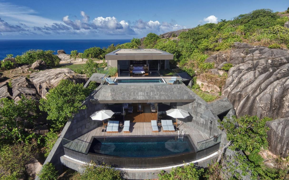Villa Felicite Island Seychelles Africa Luxury Pool Zil Pasyon Residence 3 Aer 2