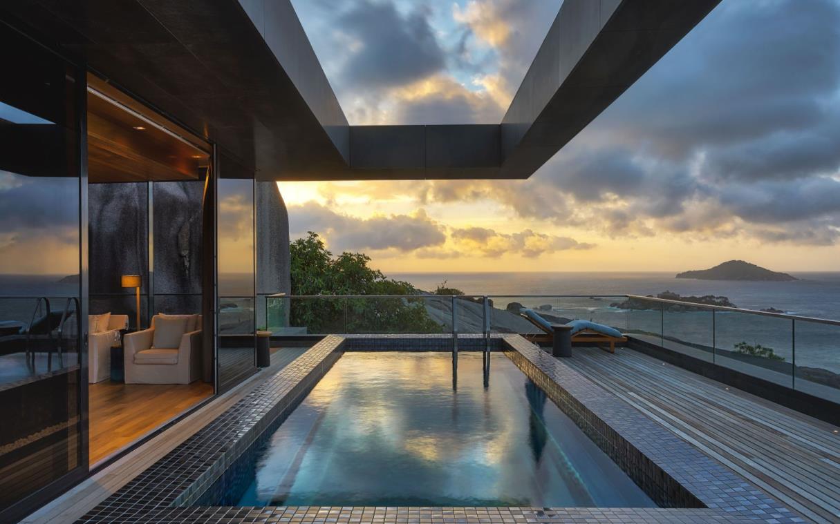 Villa Felicite Island Seychelles Africa Luxury Pool Zil Pasyon Residence 4 Swim 1