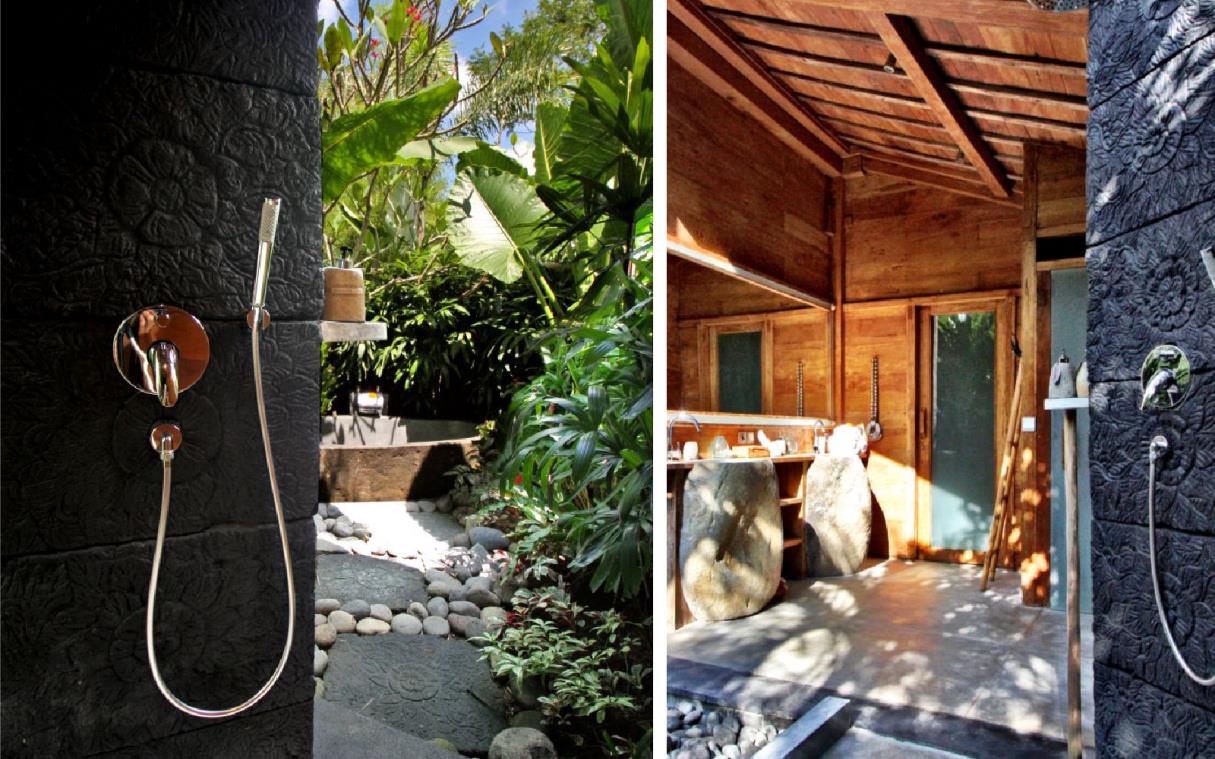 Villa Umalas Seminyak Bali Indonesia Luxury Wellness Spa Pool Kayu Bath 15