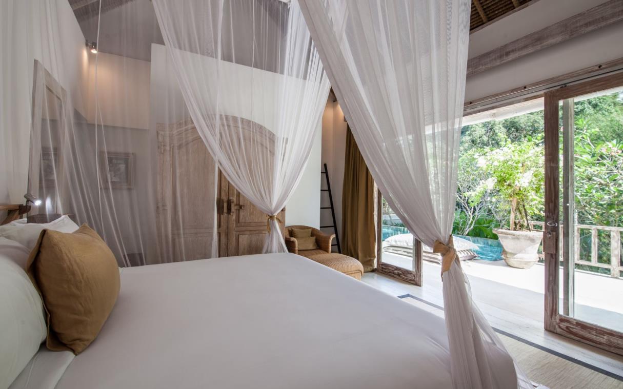 Villa Canggu Bali Indonesia Luxury Pool Sungai Jungle House Ii Bed 1