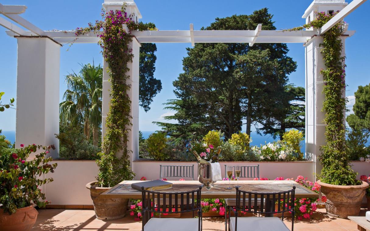 Villa Anacapri Capri Italy Luxury Pool Aurora Out Din 2