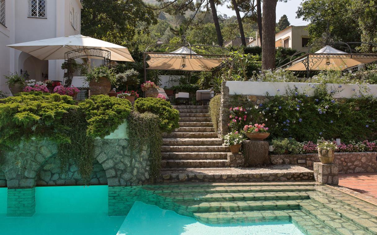 Villa Anacapri Capri Italy Luxury Pool Aurora Swim 5