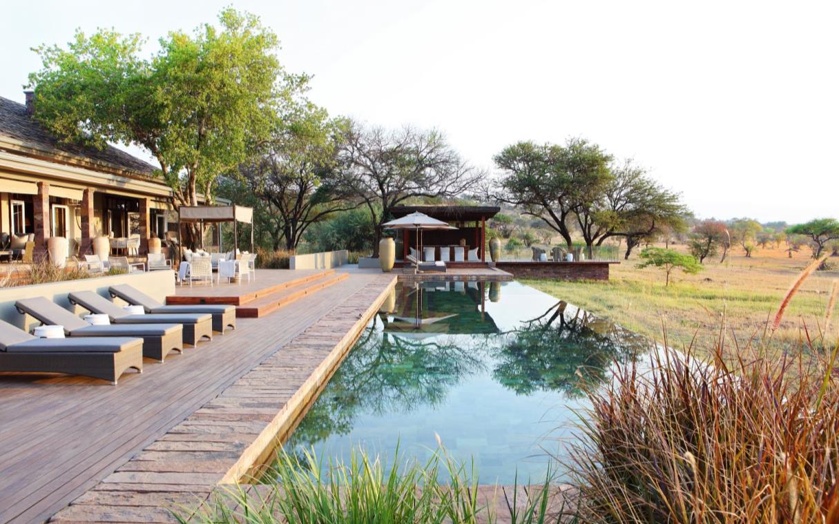 Lodge Tanzania Africa Safari National Park Luxury Singita Serengeti House Swim 2