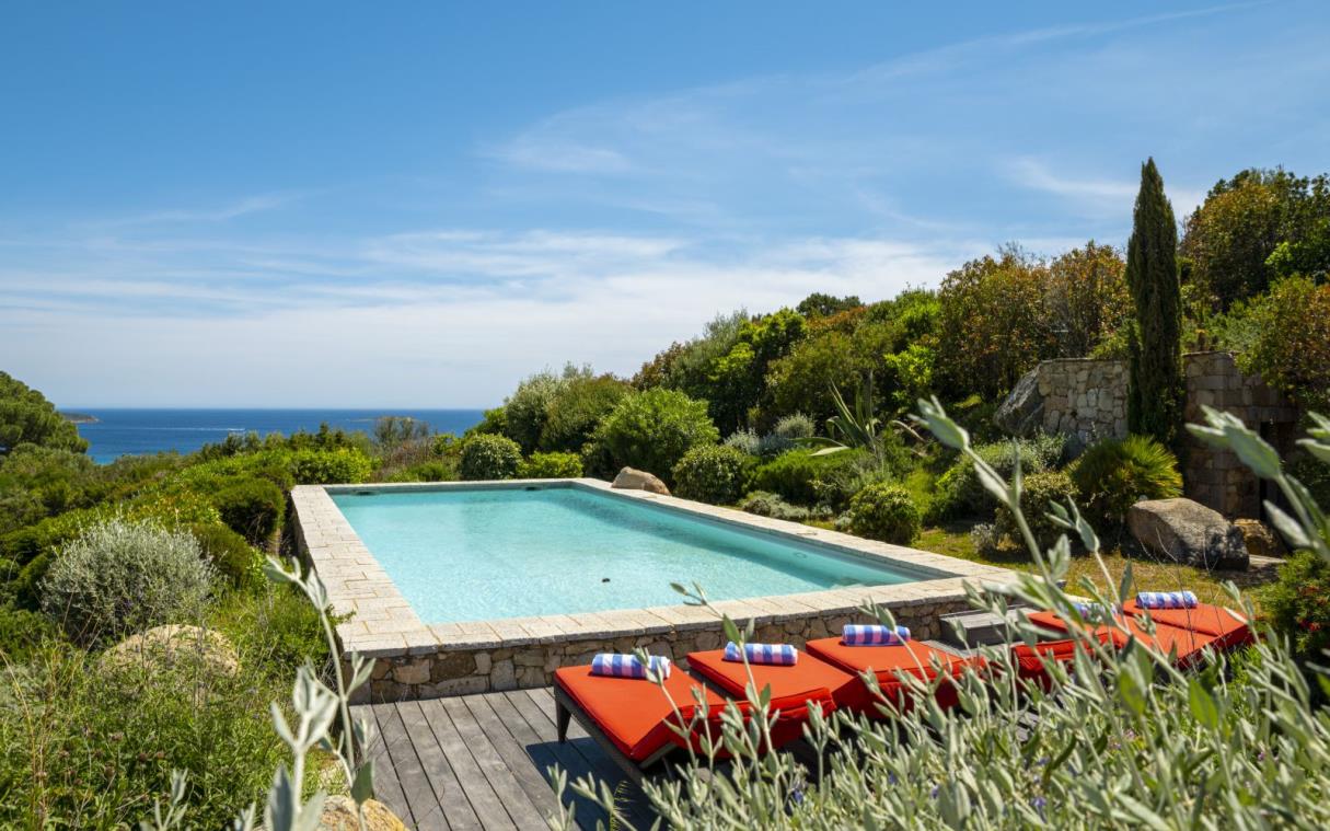 Villa Porto Vecchio Corsica France Luxury Sea Views Pool Luna Swim 1