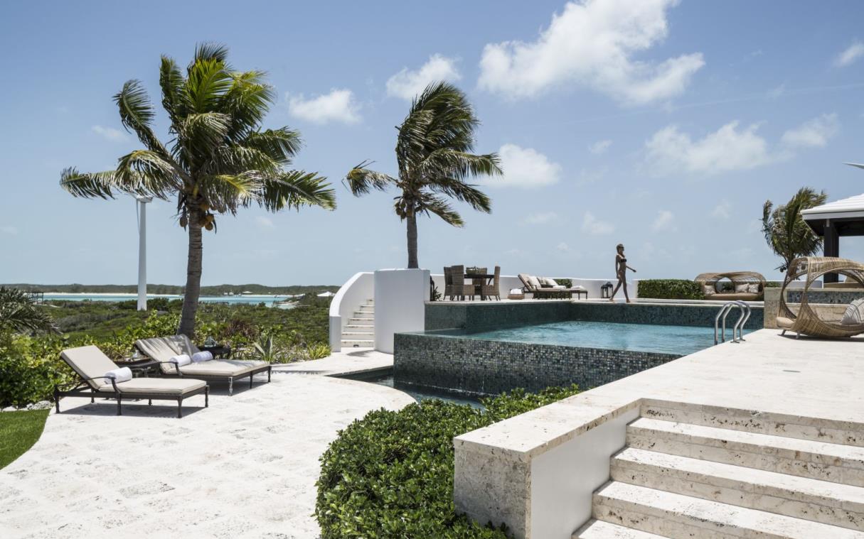 Private Island Bahamas Caribbean Over Yonder Cay Villa Beach Luxury Vil Swim 3