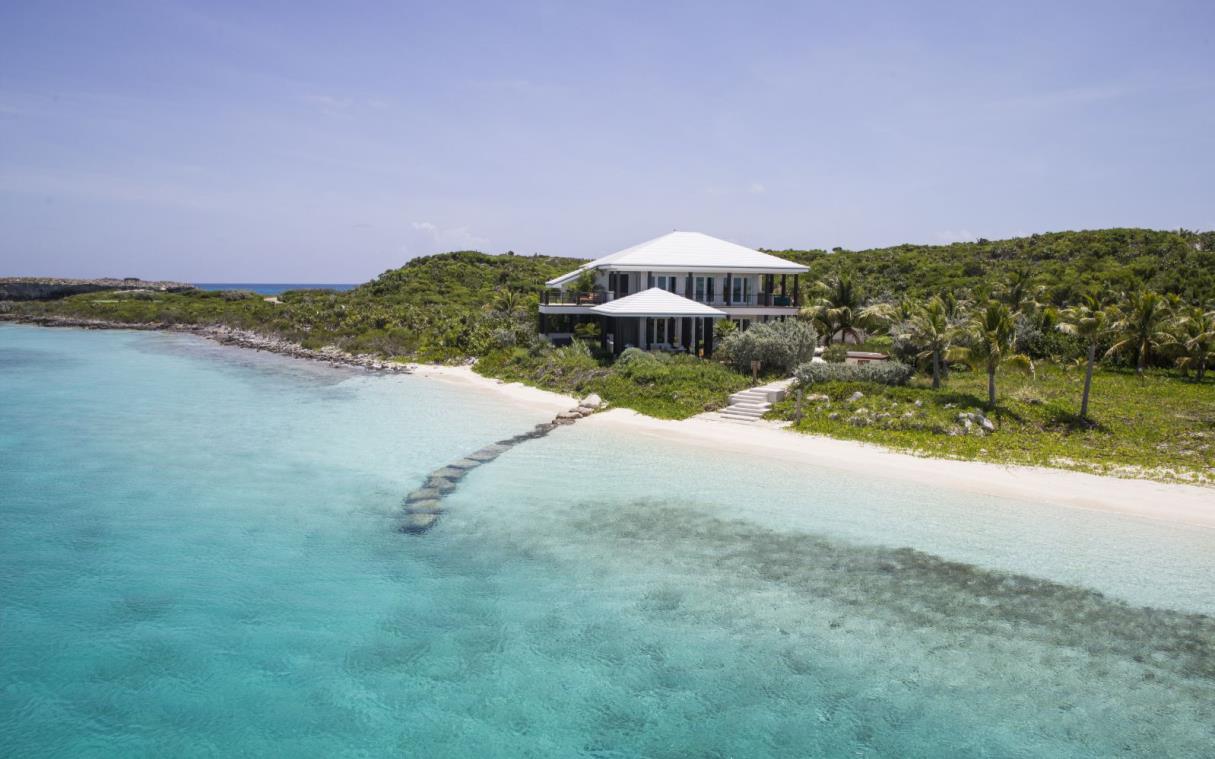 Private Island Bahamas Caribbean Over Yonder Cay Villa Beach Luxury Vil Bea