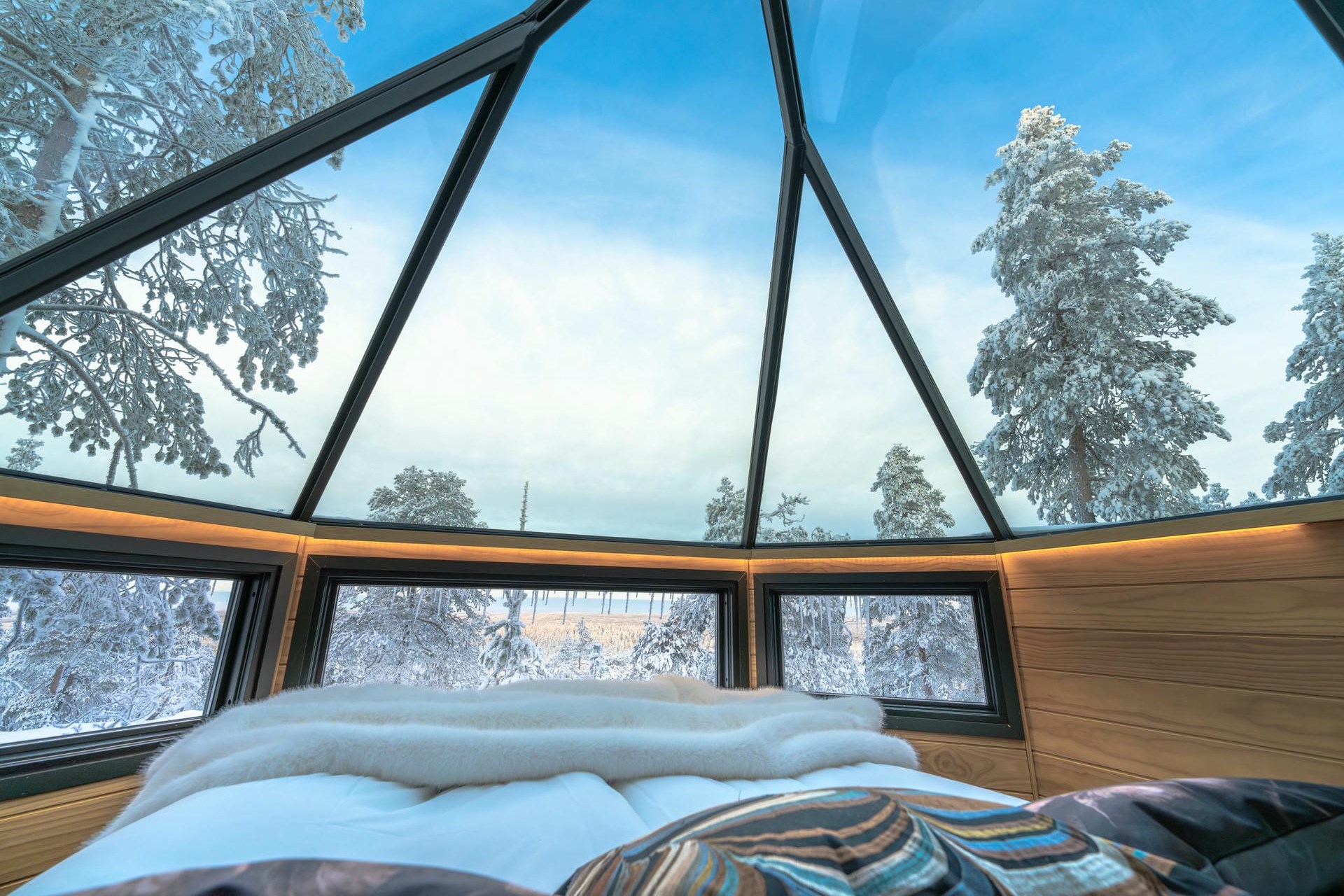 Beautiful view of Luxury Finnish Lapp Land Penthouse