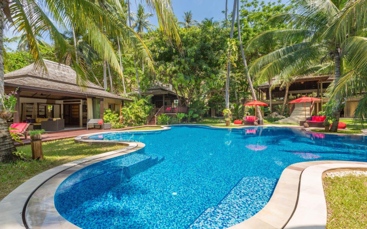 Villa Koh Samui Thailand Beach Luxury Pool Kalyana Swim2 7