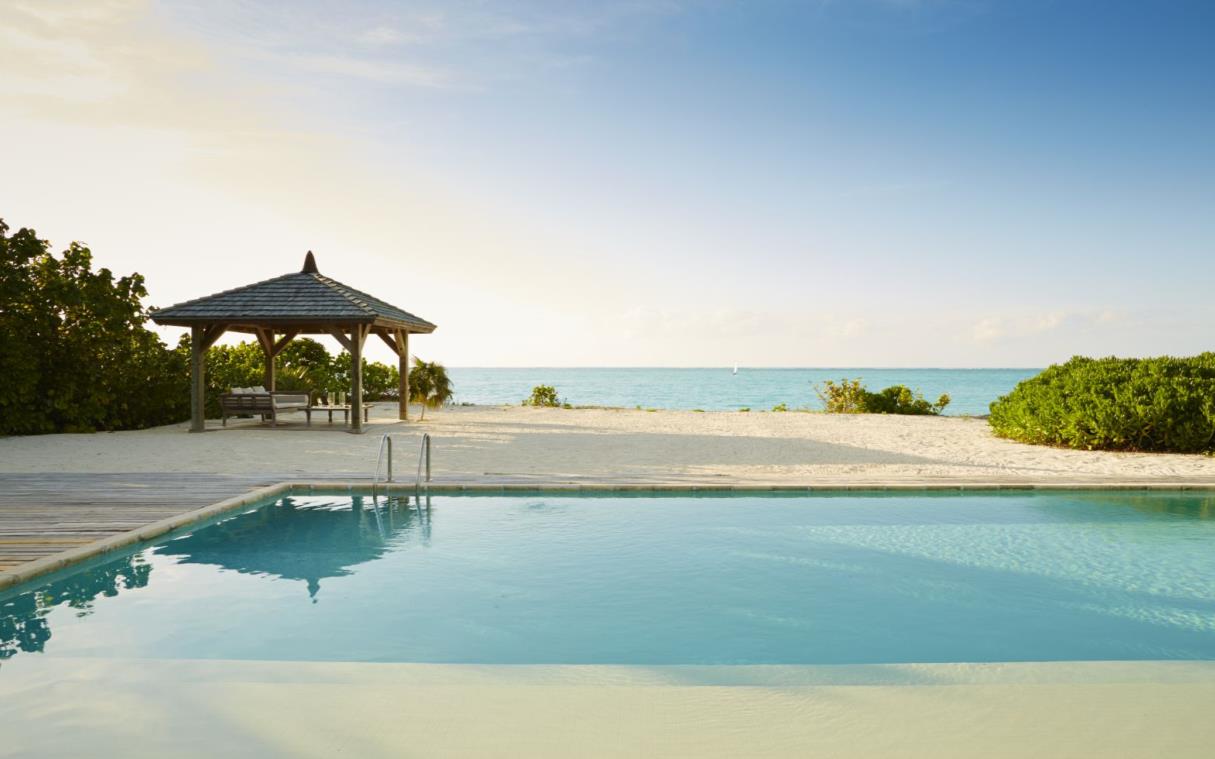 Villa Parrot Cay Island Turks Caicos Caribbean Luxury Pool Oceanfront Como Swim 2