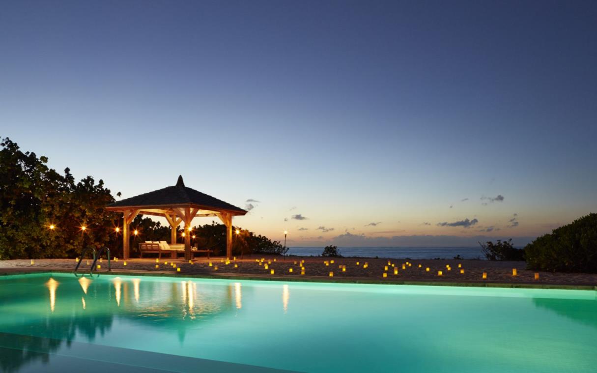 Villa Parrot Cay Island Turks Caicos Caribbean Luxury Pool Oceanfront Como Swim 3