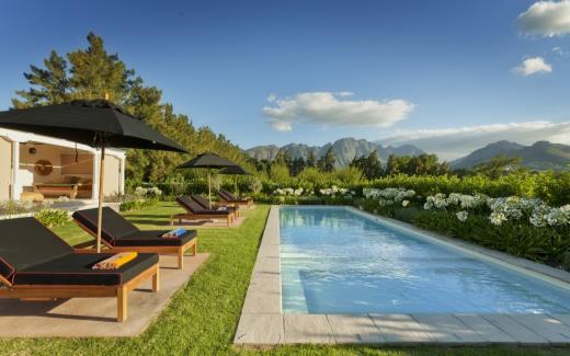 Villa Franschhoek South Africa Pool Luxury Domain Swim 2