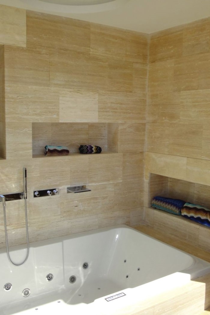 Bright Blue Cliff House