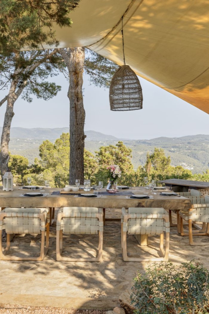 Bright Blue Cliff House