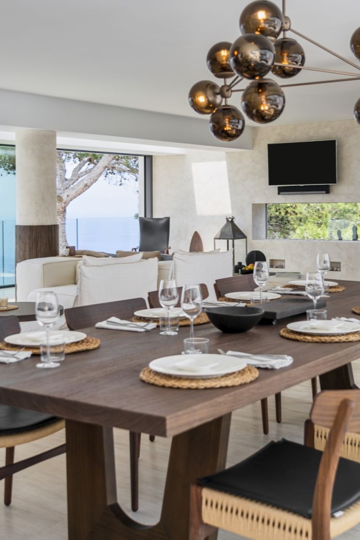 Bright Blue Cliff House