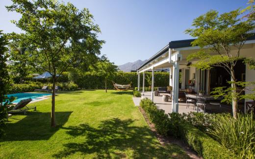 Villa Franschhoek South Africa Pool Luxury Galerie Gar