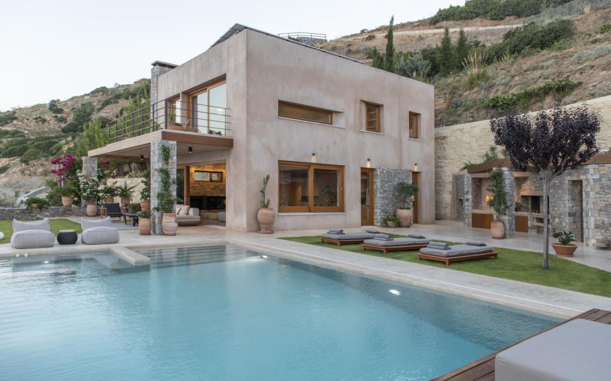 Villa Heraklion Crete Greece Luxury Pool Octo Swim 7