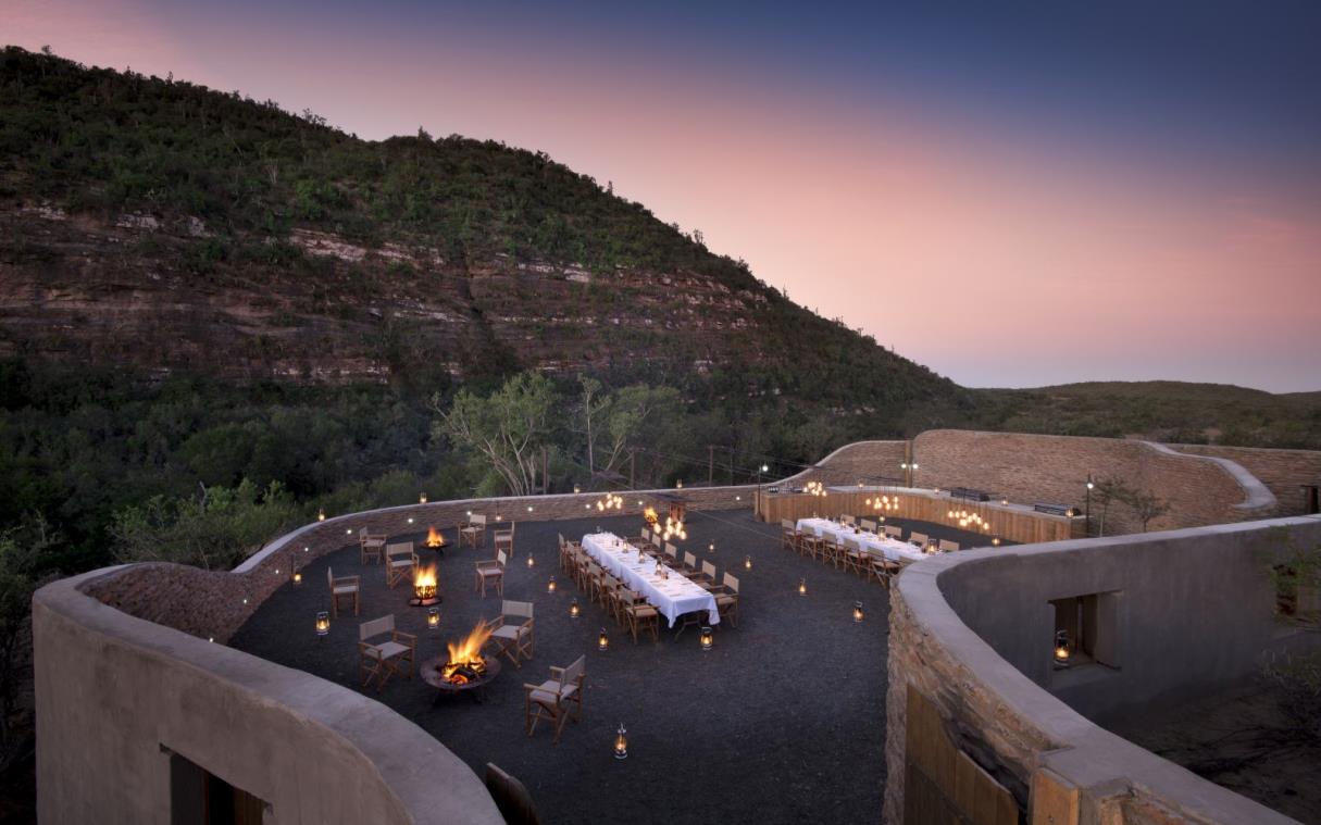 Villa South Africa Kwandwe Game Reserve Luxury Safari Lodge Out Din 6