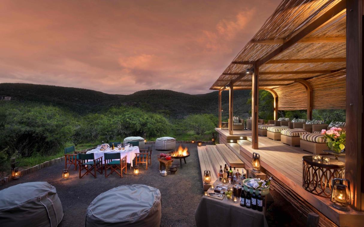 Villa South Africa Kwandwe Game Reserve Luxury Safari Lodge Melton Manor Out Liv 2