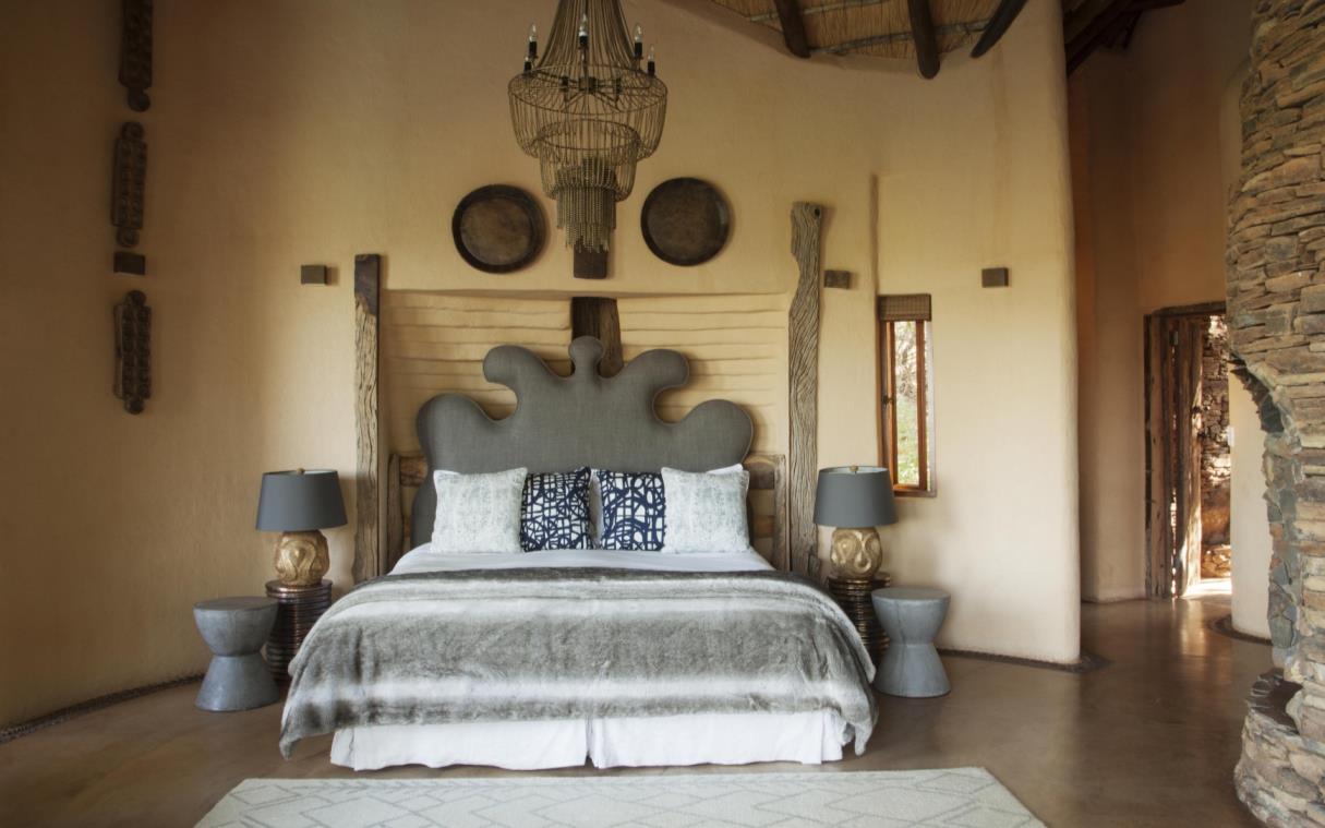 Lodge Madikwe Game Reserve South Africa Luxury Safari Molori Bed 1