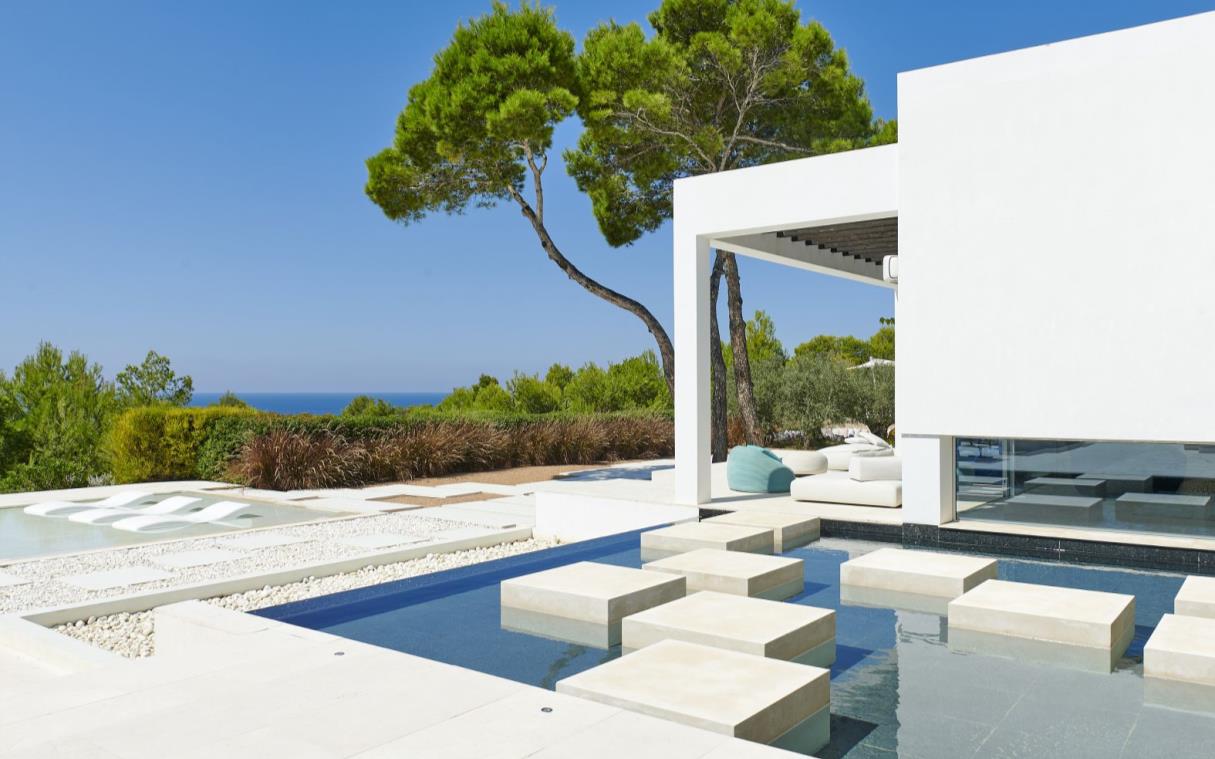 Villa Ibiza Spain Luxury Pool Jacuzzi Luxury Casa Agua Out Liv 11