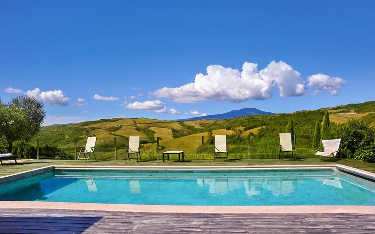 Villa Siena Tuscany Italy Luxury Countryside Pool Colombaiolo Swim 2