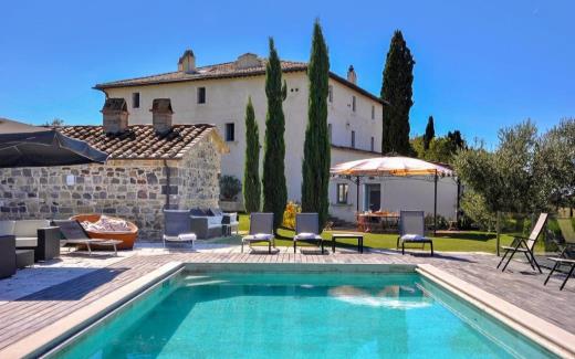 Villa Siena Tuscany Italy Luxury Countryside Pool Colombaiolo Cov