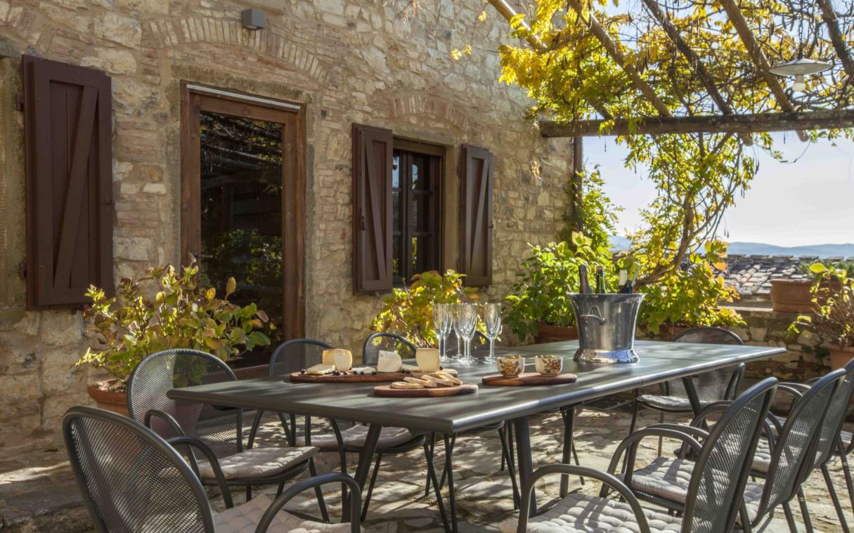 Villa Chianti Tuscany Vineyards Pool Gardens Luxury Vertine Out Din 1