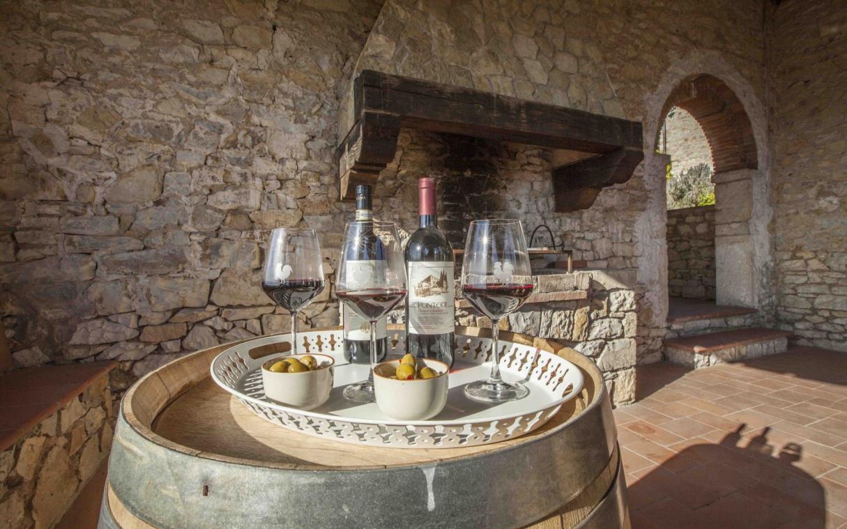 Villa Chianti Tuscany Vineyards Pool Gardens Luxury Vertine Out Liv 2