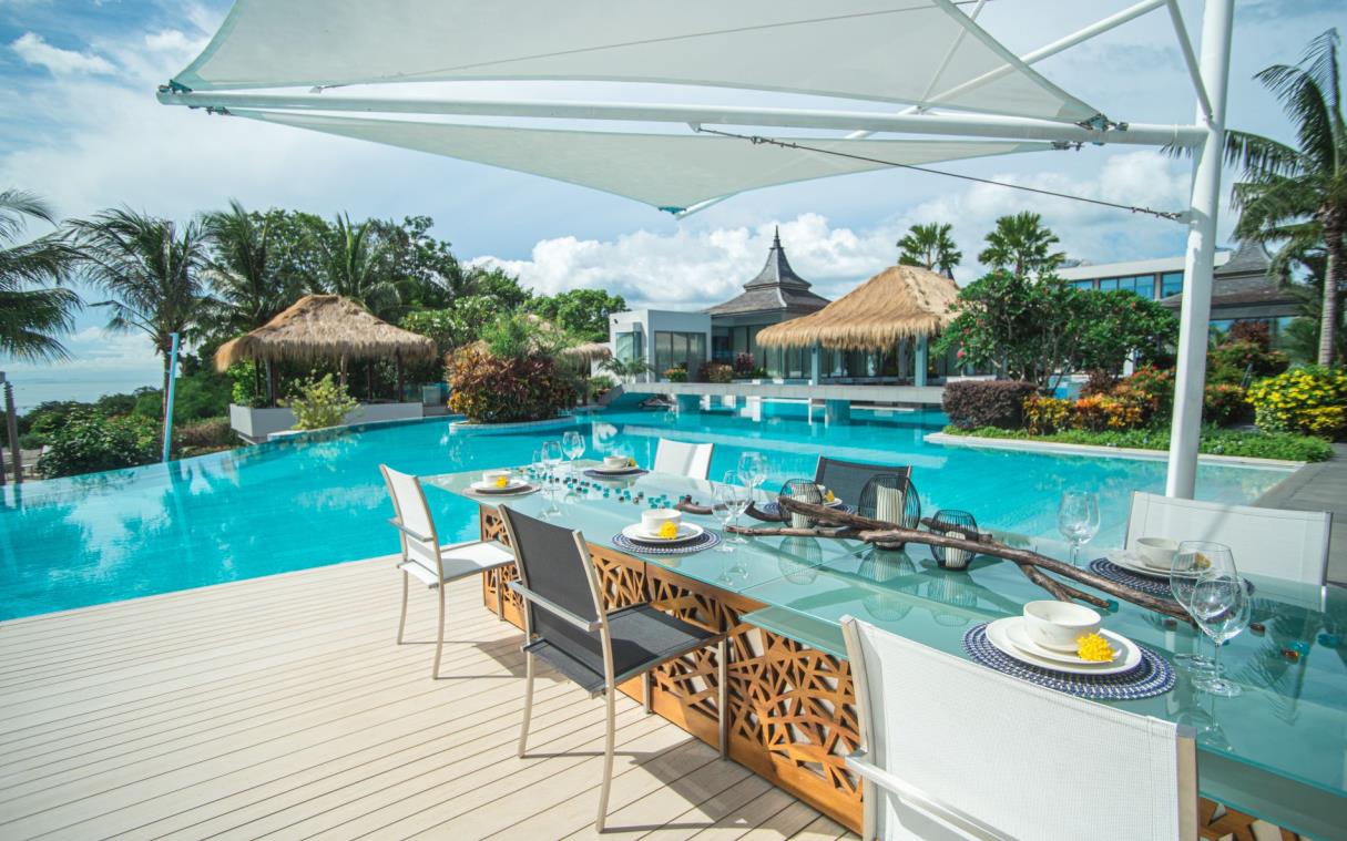 Villa Rayong Thailand Luxury Pools Spa Resort Out Din 3 17