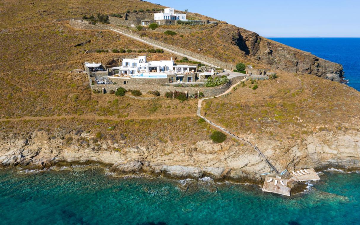 Villa Cyclades Syros Greek Islands Luxury Sea Pool Blueros Aer 7