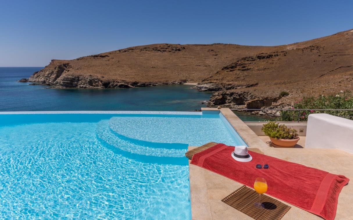 Villa Cyclades Syros Greek Islands Luxury Sea Pool Blueros Swim 4