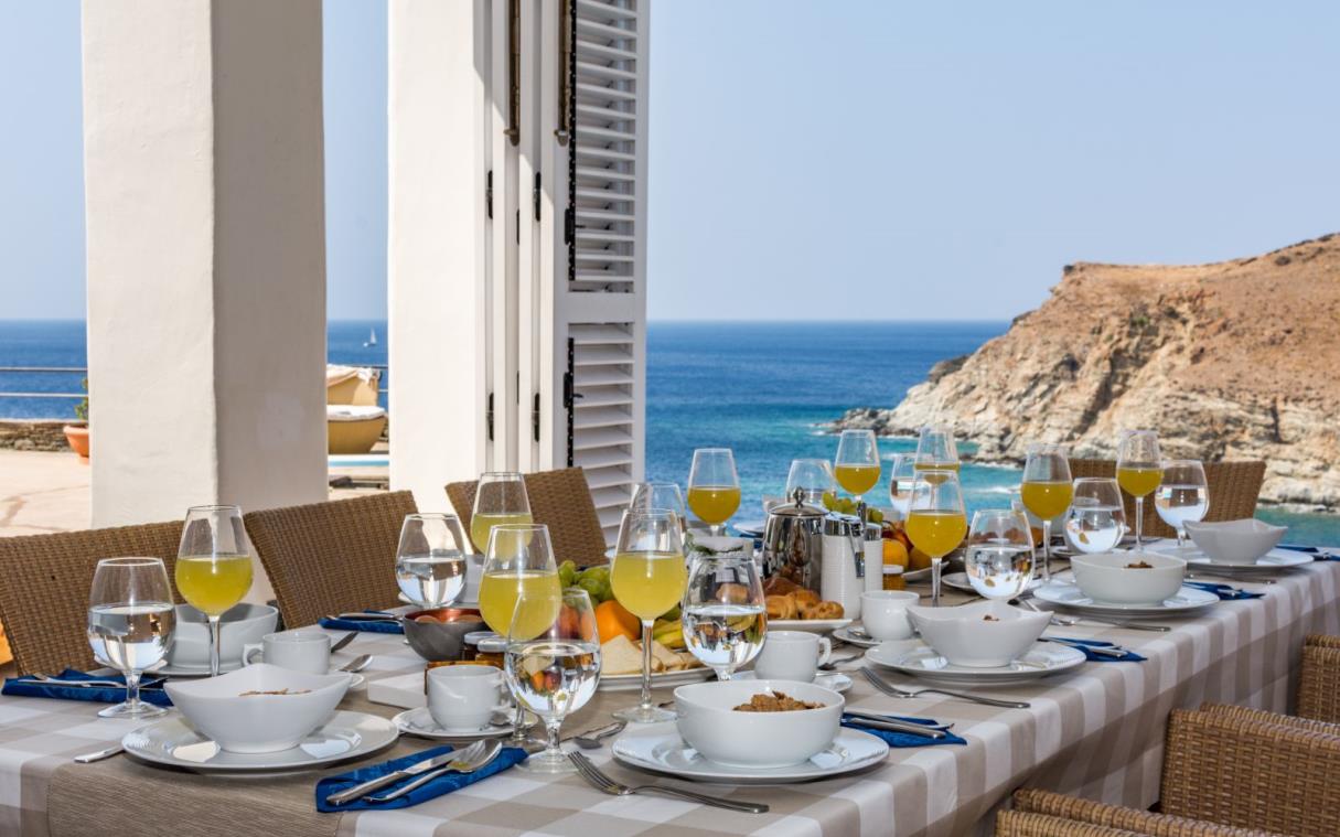 Villa Cyclades Syros Greek Islands Luxury Sea Pool Blueros Out Din 7