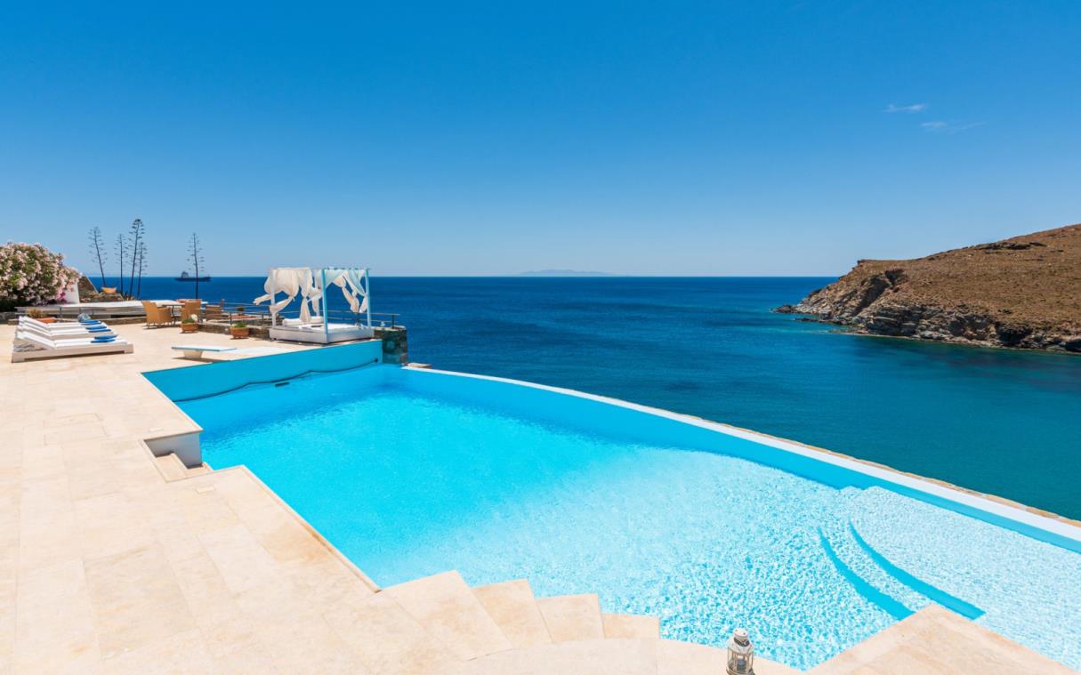 Villa Cyclades Syros Greek Islands Luxury Sea Pool Blueros Swim 8