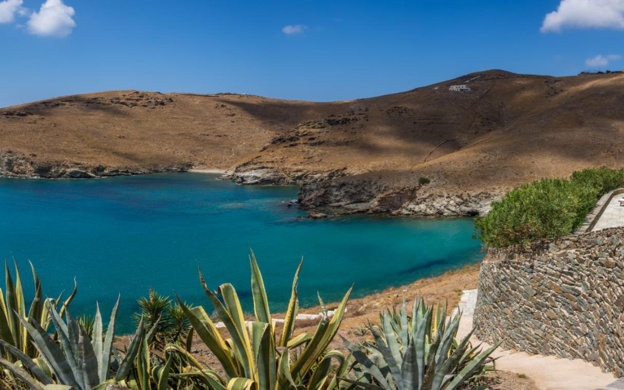 Villa Cyclades Syros Greek Islands Luxury Sea Pool Blueros View