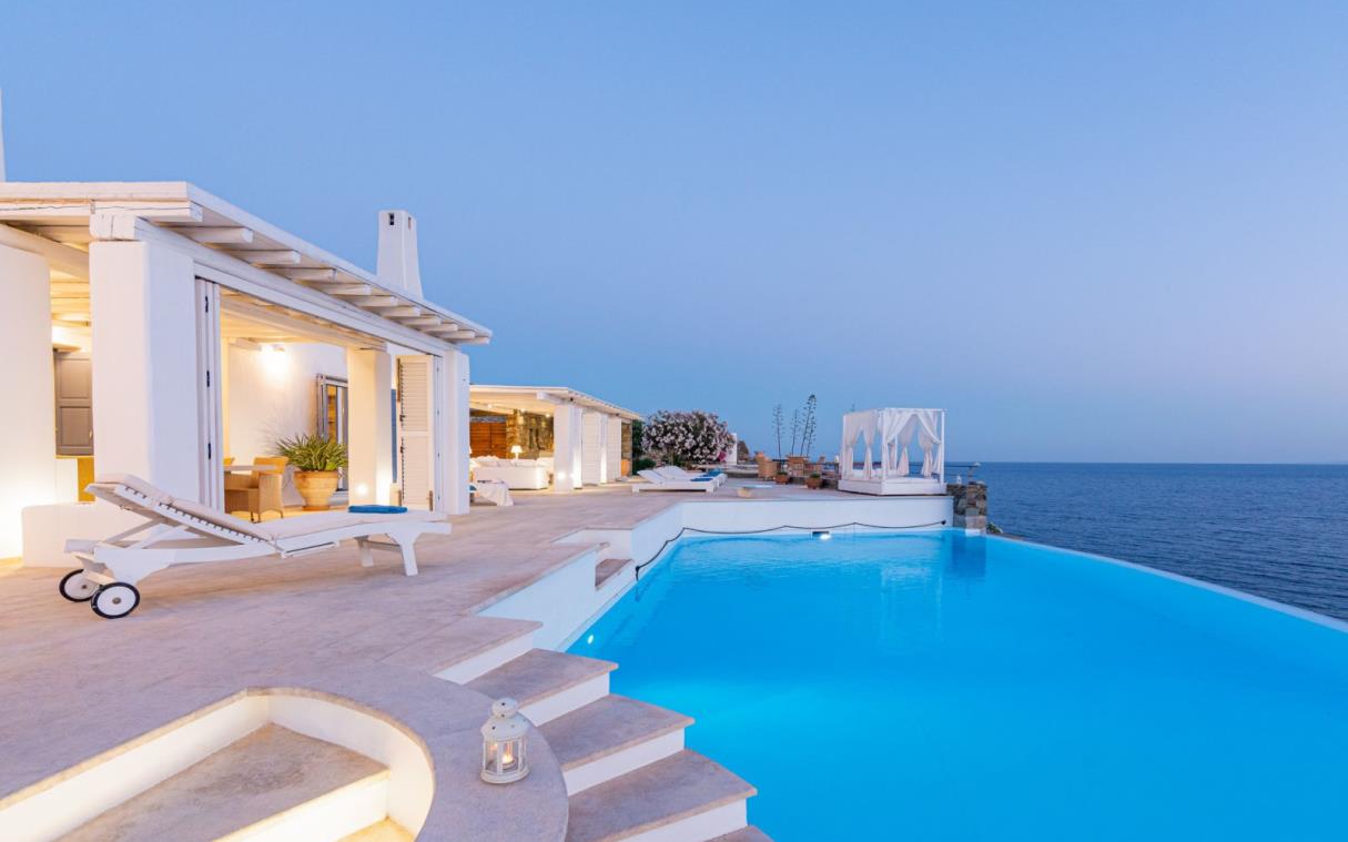 Villa Cyclades Syros Greek Islands Luxury Sea Pool Blueros Swim 2