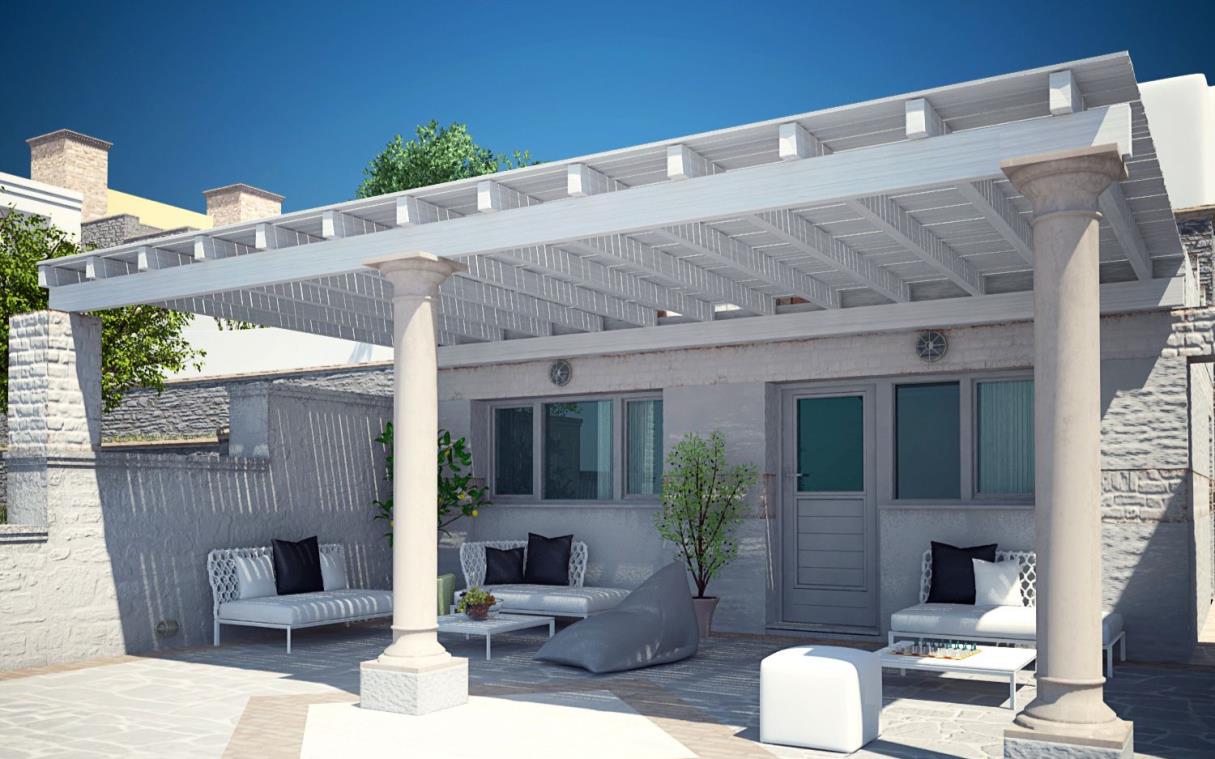 Villa Paros Cyclades Greek Islands Luxury Pool Sea Views Aethra Ter 2
