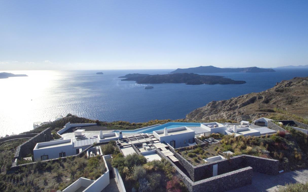 Villa Santorini Greek Islands Greece Luxury Pool Erosantorini Aer