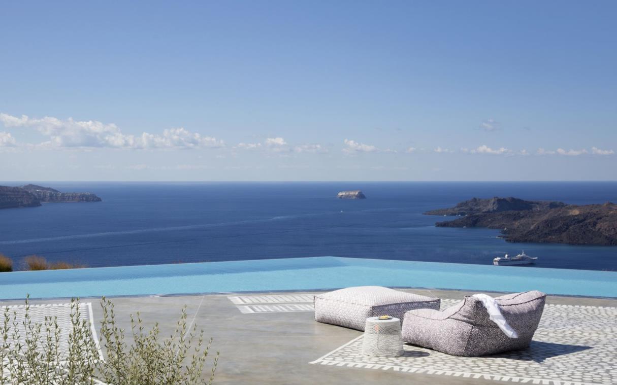 Villa Santorini Greek Islands Greece Luxury Pool Erosantorini Swim 1