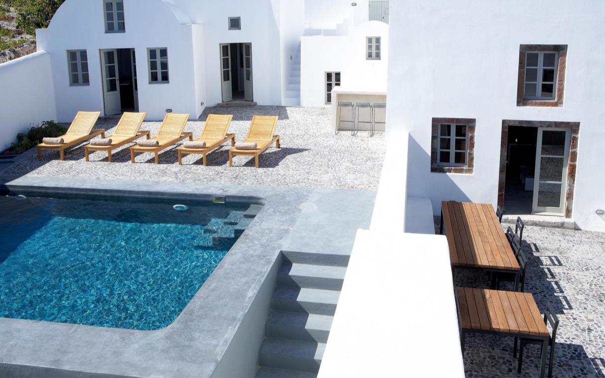 Villa Santorini Cyclades Islands Greece Luxury Pool Ioli Swim 1