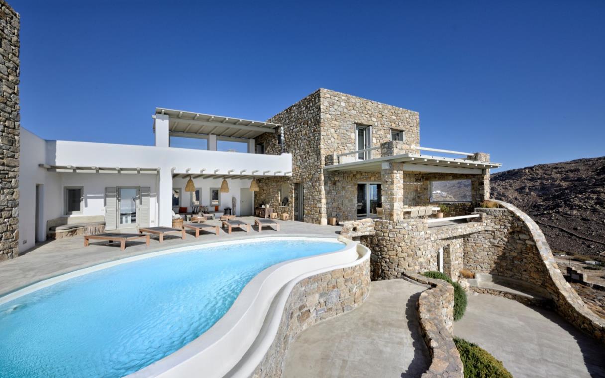 Villa Mykonos Cyclades Greece Luxury Pool Serenity View 8