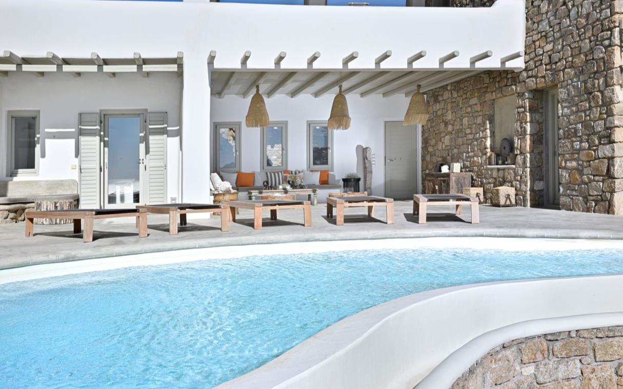Villa Mykonos Cyclades Greece Luxury Pool Serenity Swim 3