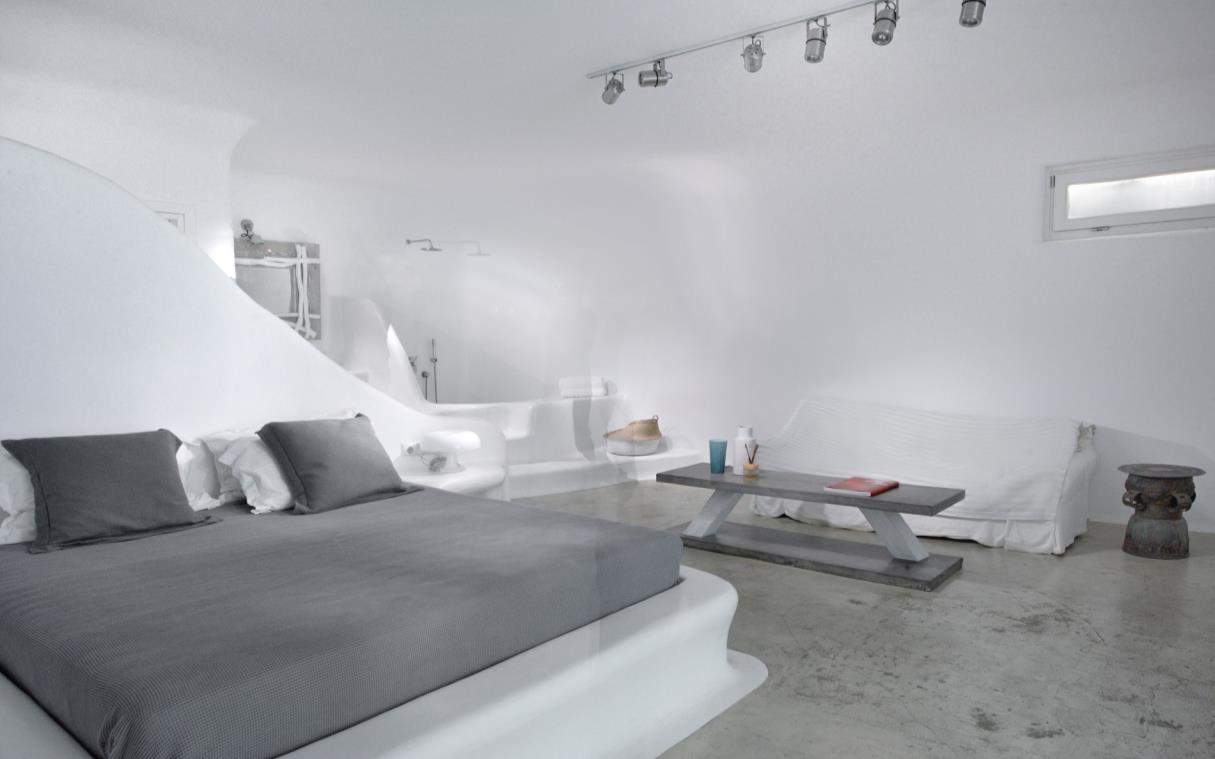Villa Mykonos Cyclades Greece Luxury Pool Serenity Bed 11